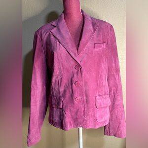 Valerie Stevens Fuchsia Blazer Jacket